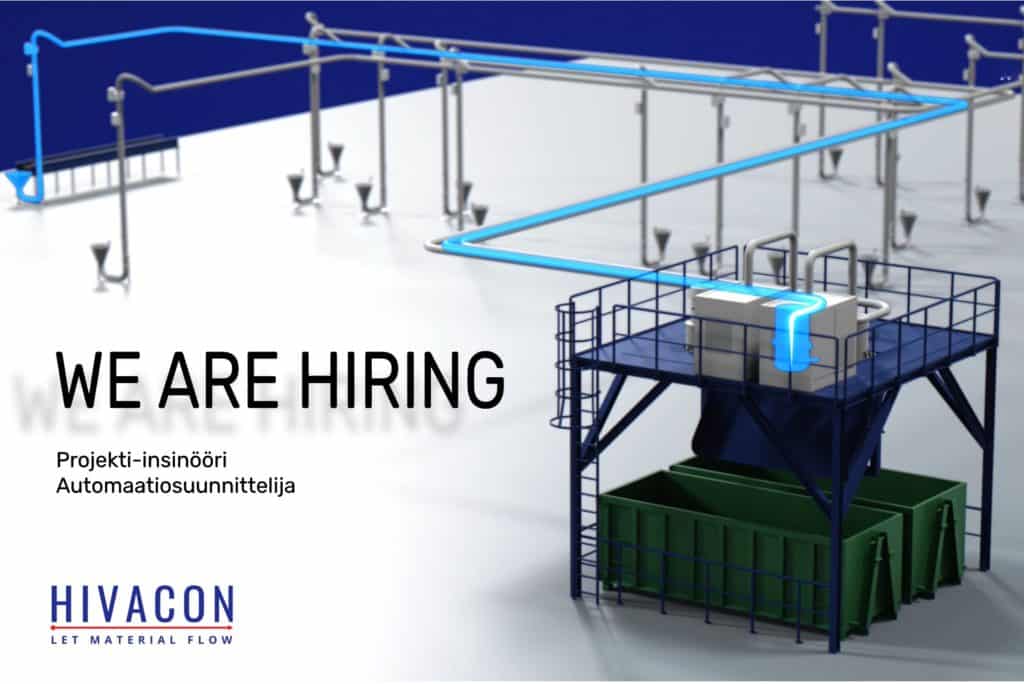 Hivacon - we make material flow Etsimme joukkoomme projekti-insinööriä ja automaatiosuunnittelijaa- Hivacon